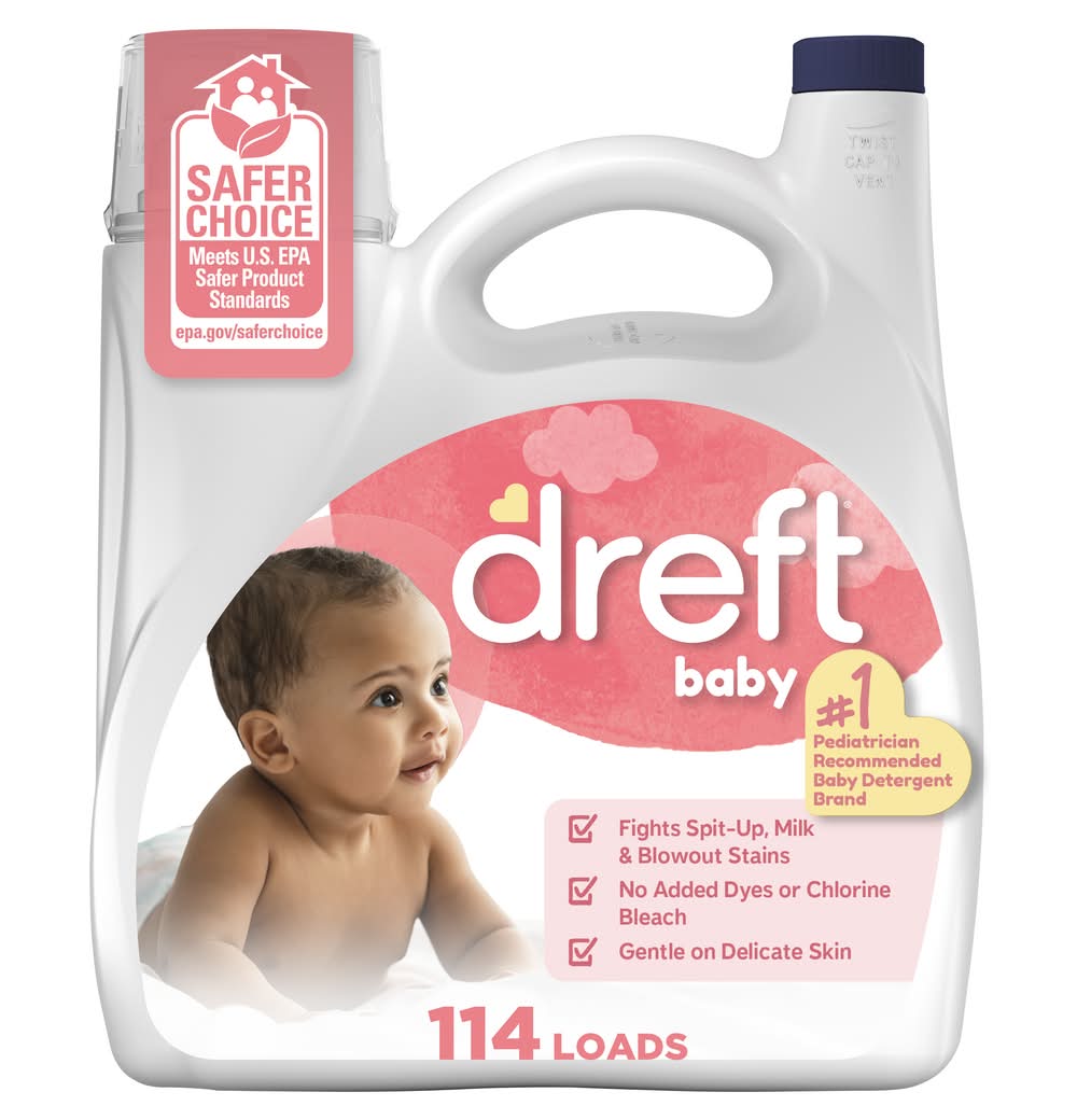 Dreft Newborn Laundry Liquid Detergent (150 fl oz)