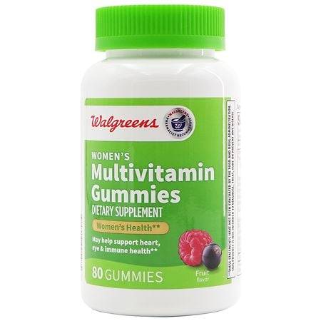 Walgreens Women's Multivitamin Gummies Fruit - 80.0 ea