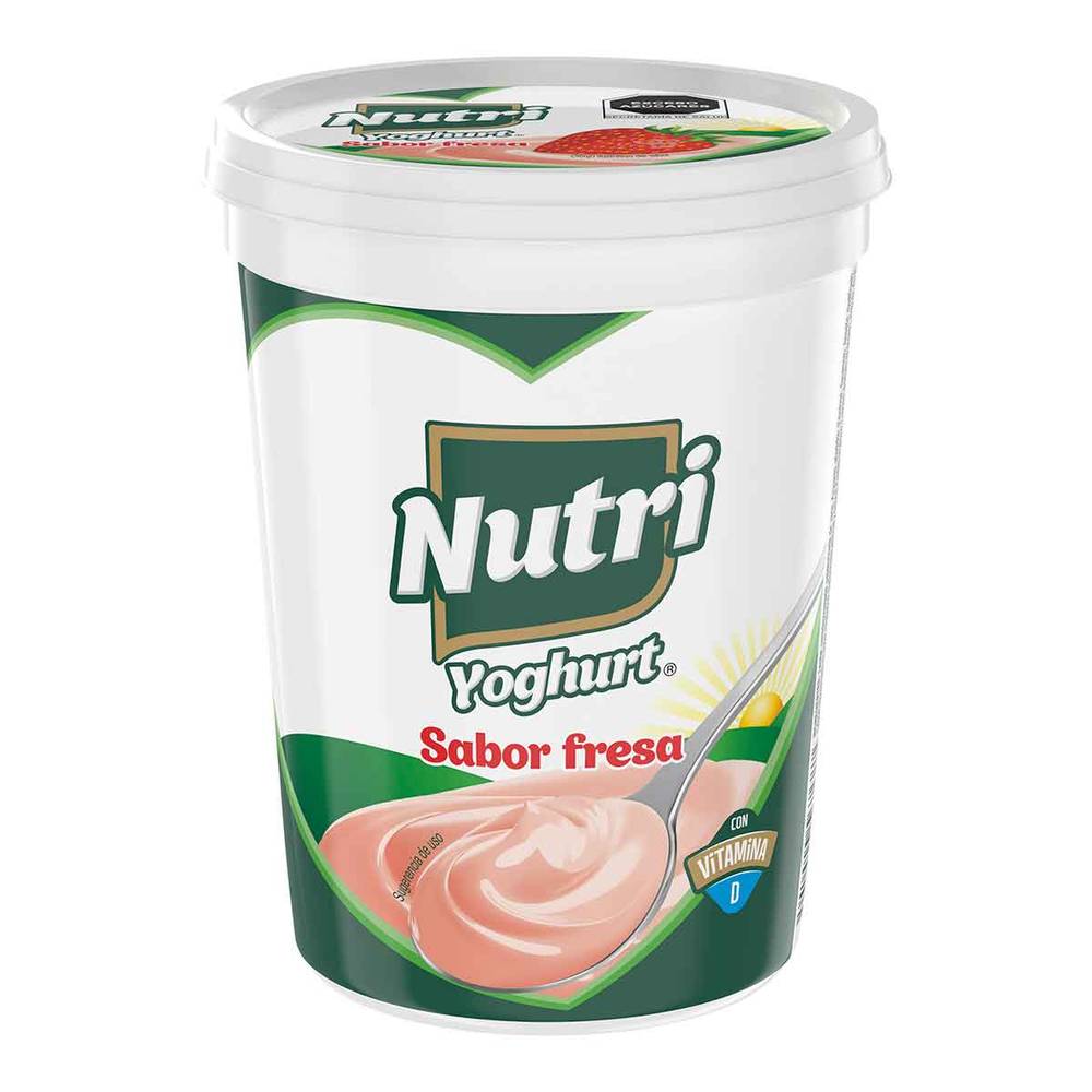 Nutri · Yoghurt batido, fresa (900 g)