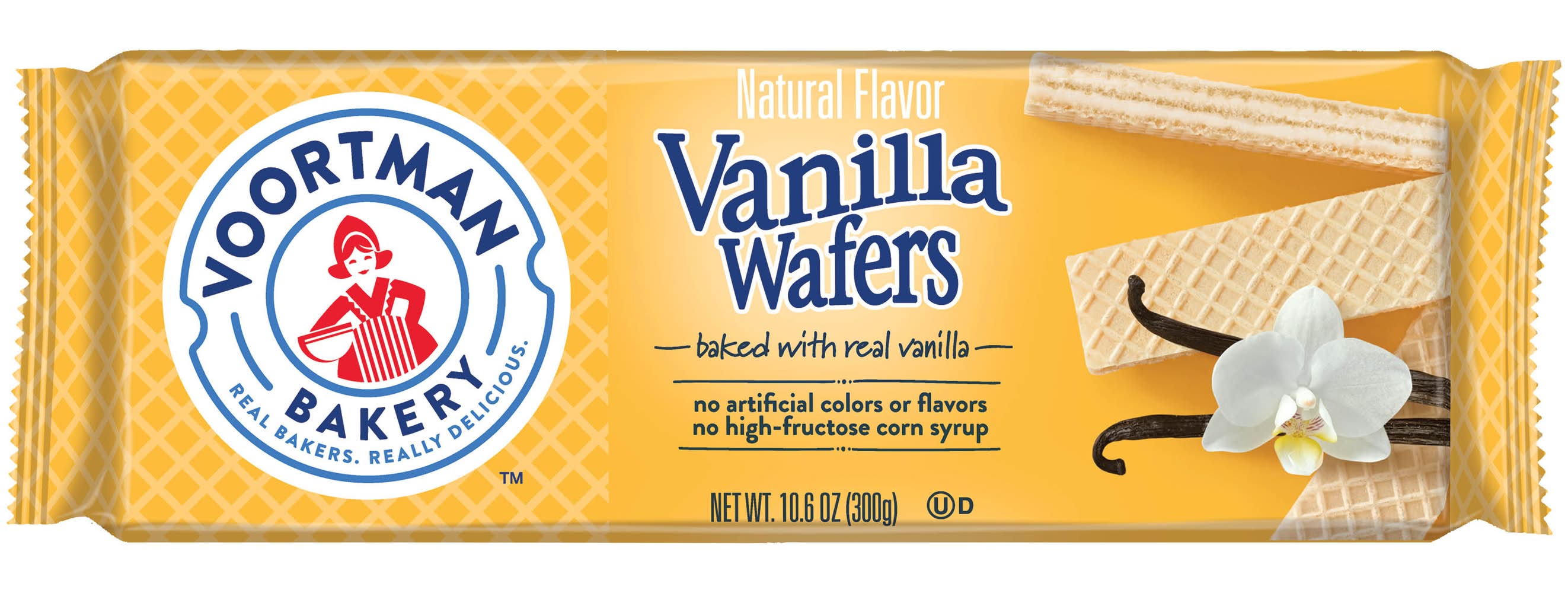 Voortman Bakery Natural Flavor Wafers, Vanilla (10.6 oz)