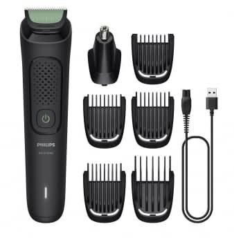 Afeitadora Eléctrica Philips MG3920/15, Uso Seco, 5 Peines, Cuchillas Autoafilables