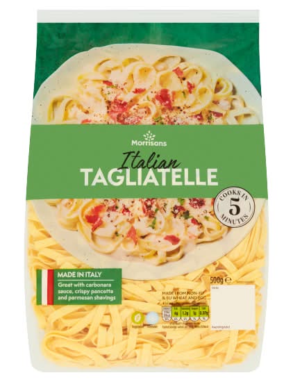 Morrisons Italian Tagliatelle Pasta (500g)