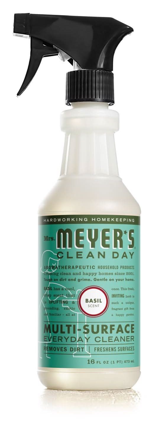 Mrs. Meyer'S Clean Day Basil Scent Concentrated Organic Multi-Surface Cleaner Liquid 16 Oz