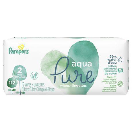 Pampers Sensitive Baby Wipes 2x Pop-Top (112 wipes)
