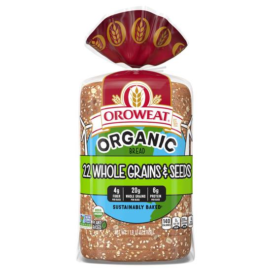 Oroweat Organic 22 Grains & Seeds Bread