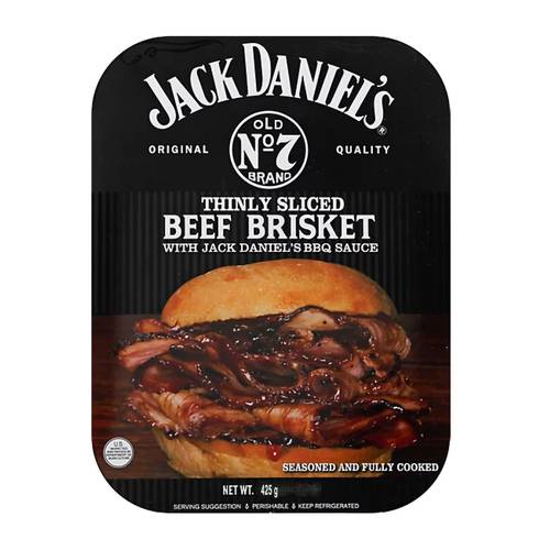 Jack Daniel's Sliced Beef Brisket Fully Cooked (425 g)