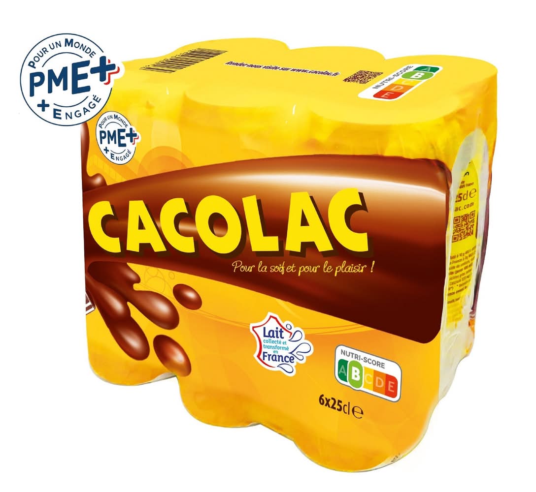 Cacolac - Boisson lactée au lait, chocolat (6 x 250ml)