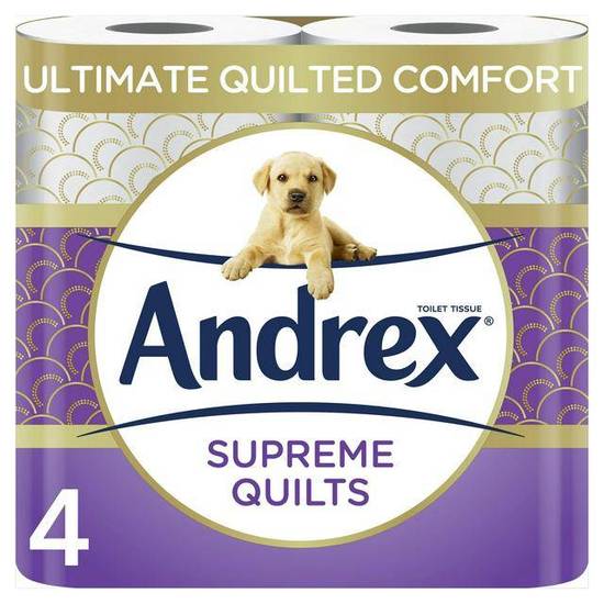 ANDREXX TOILET TISSUE SUPREME QUILTS 4 ROLL