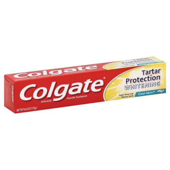 Colgate Tartar Protection Crisp Mint Whitening Toothpaste
