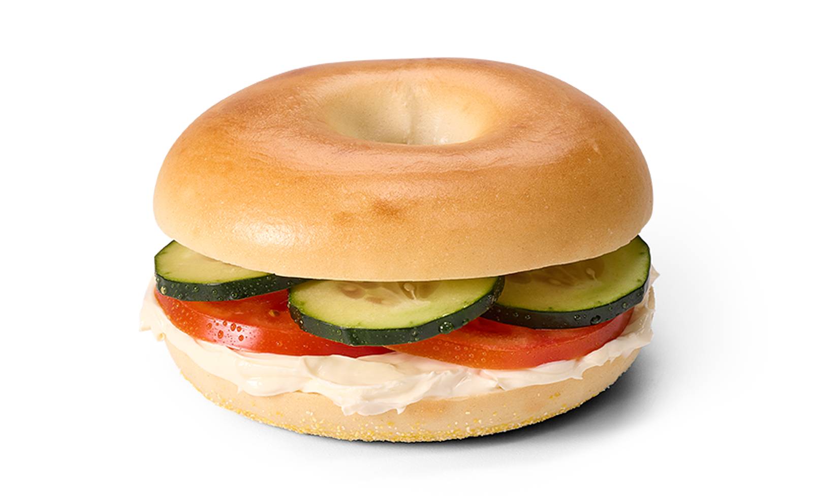 Veggie Cream Cheese Bagel