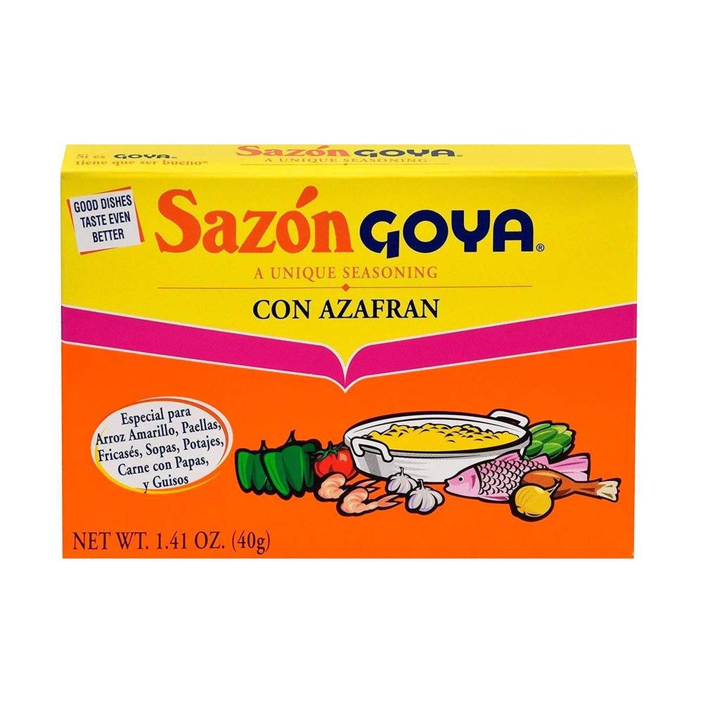 Sazón Con Azafrán Goya 40 g