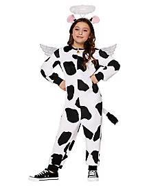 Kids Holy Cow Jumpsuit Costume (Child Extra Large)