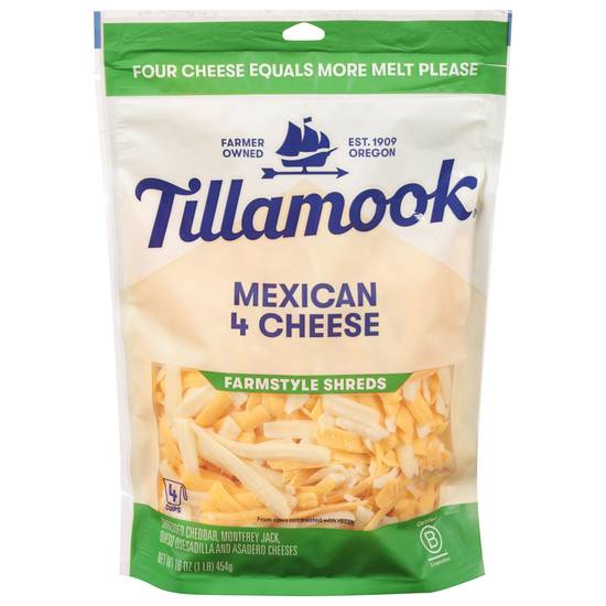 Tillamook Mexican 4 Cheese Thick Cut (16 oz)
