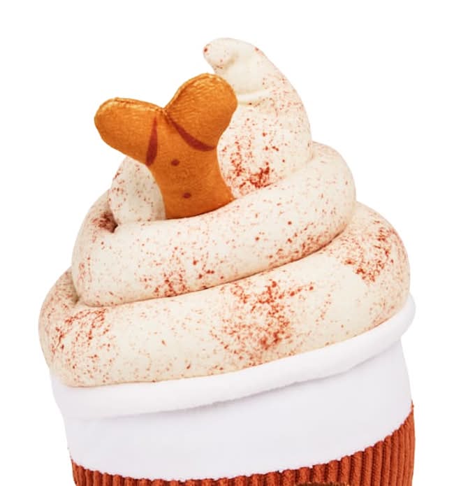 Youly Pumpkin Spice Latte Plush Dog Toy Delivery Near Me | Order