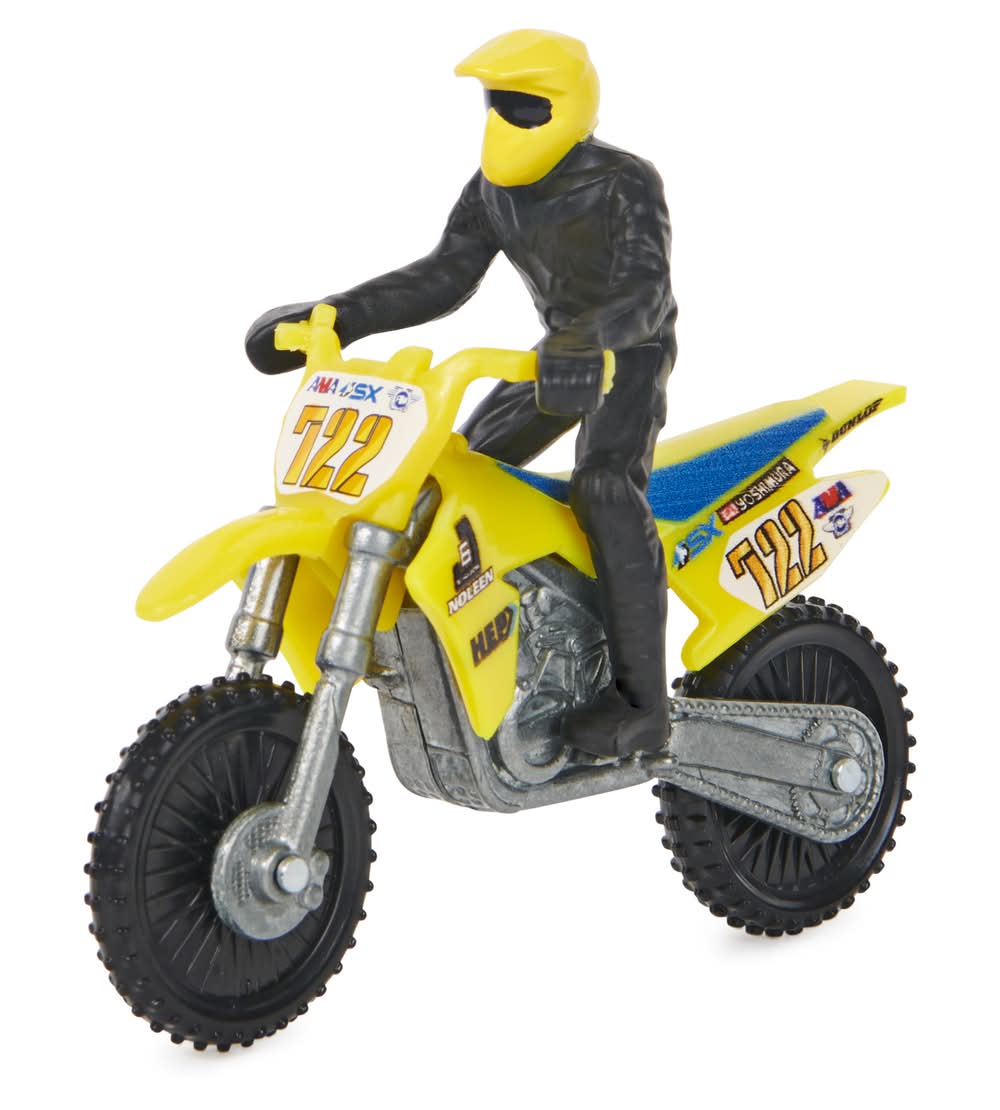 Supercross Authentic Adam Enticknap Die-Cast Motorcycle With Rider
