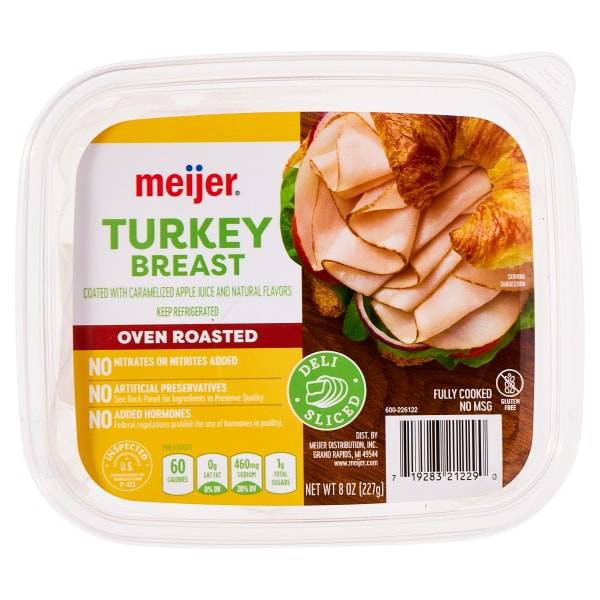 Meijer Oven Roasted Turkey Breast Lunchmeat (8 oz)