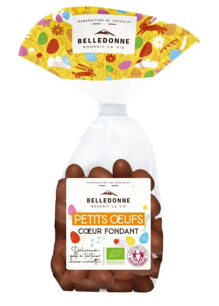 Petits oeufs chicolat au lait 100g - Belledonne - BIO