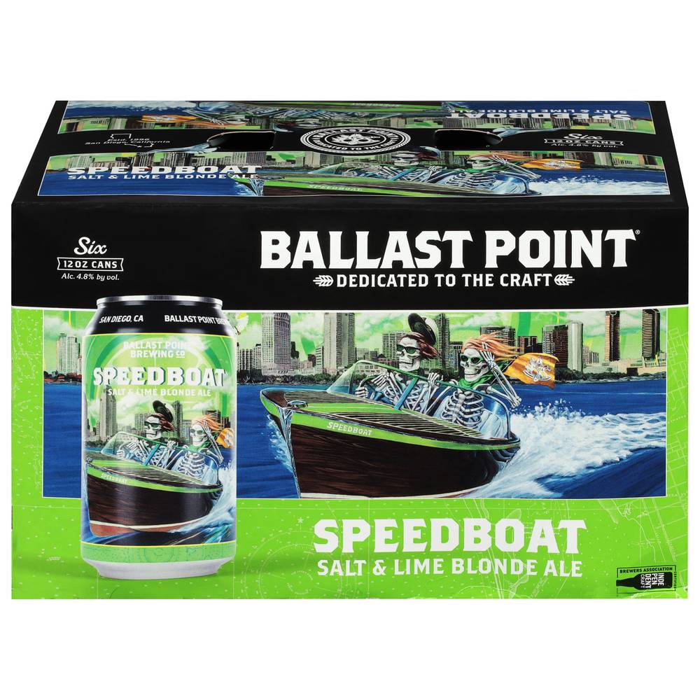 Ballast Point Speedboat Blonde Ale (6x 12oz cans)