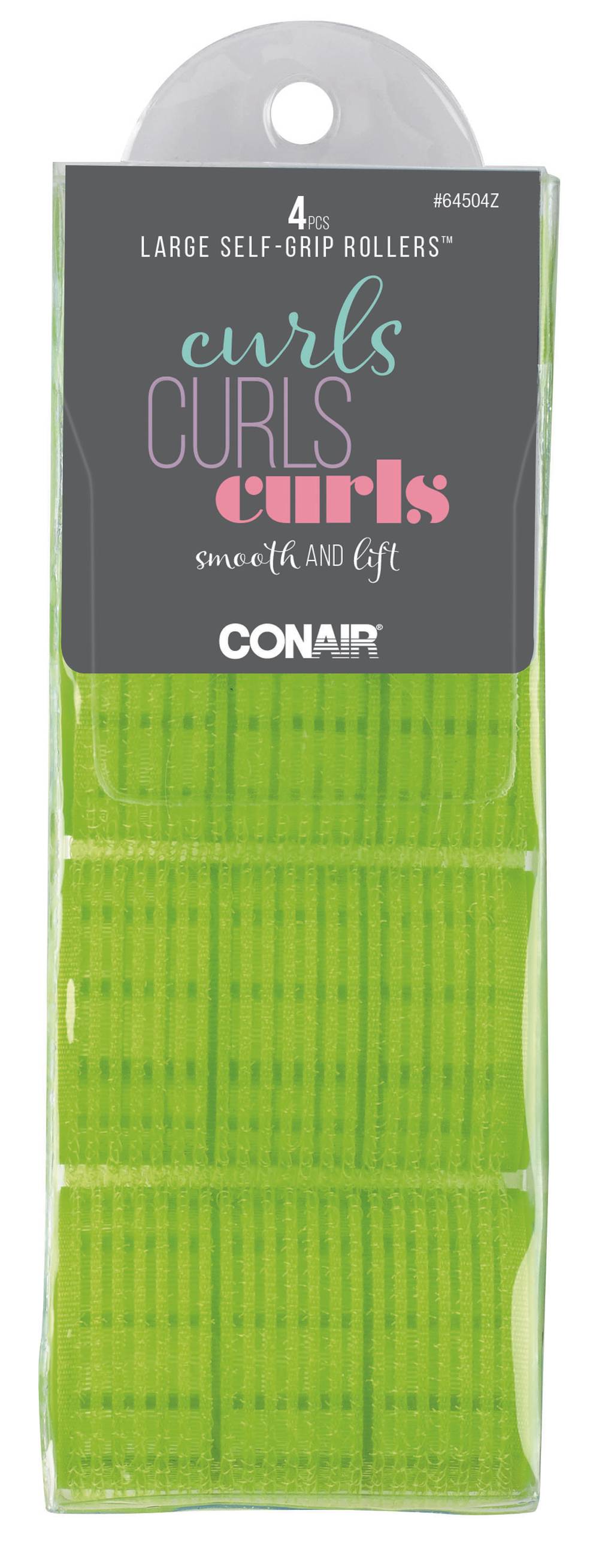 Conair Styling Essentials Rollers Self Grip Large (4 ct)