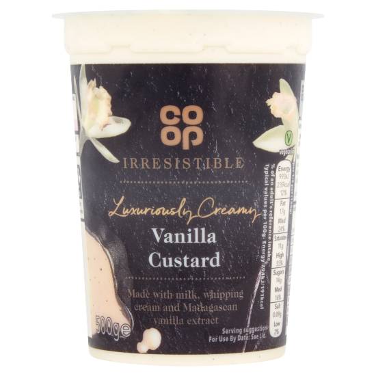 Co-Op Irresistible Vanilla Custard 500g