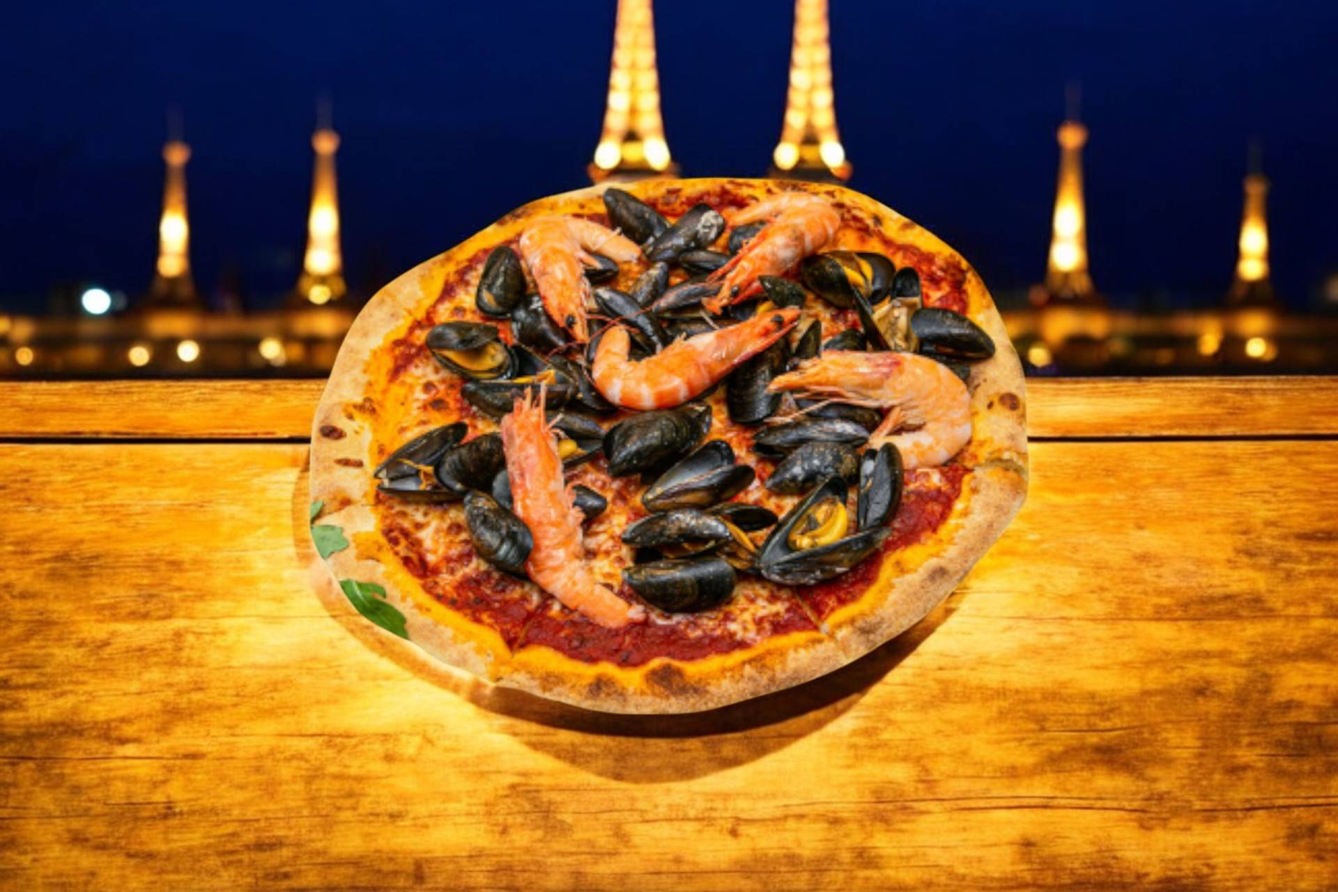 Pizza fruits de mer🍕🍅
