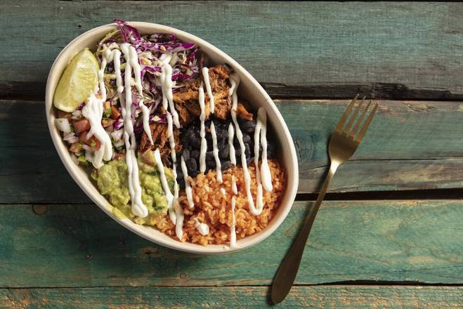 Burrito bowl enchilado