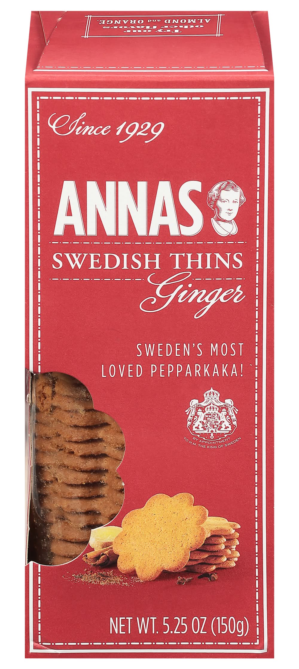 Annas Swedish Thins Ginger (5.3 oz)