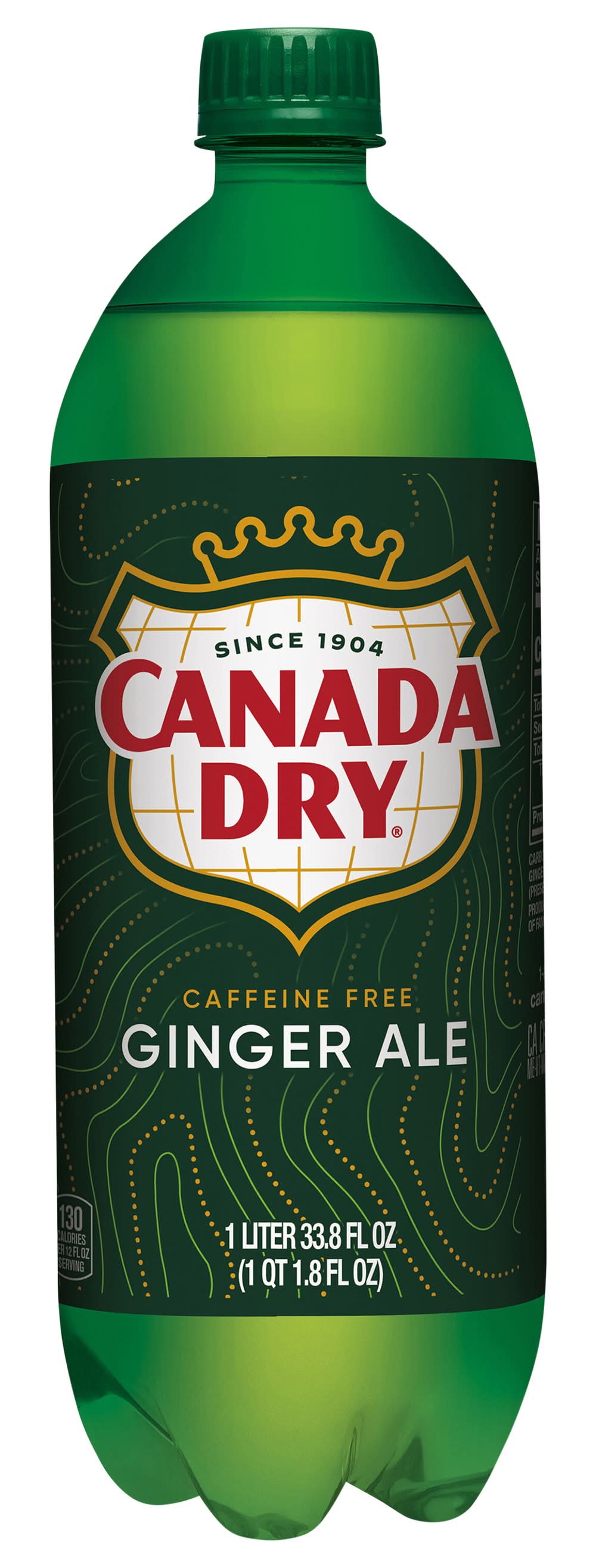 Canada Dry Caffeine Free Ale Soda, Ginger (33.8 fl oz)