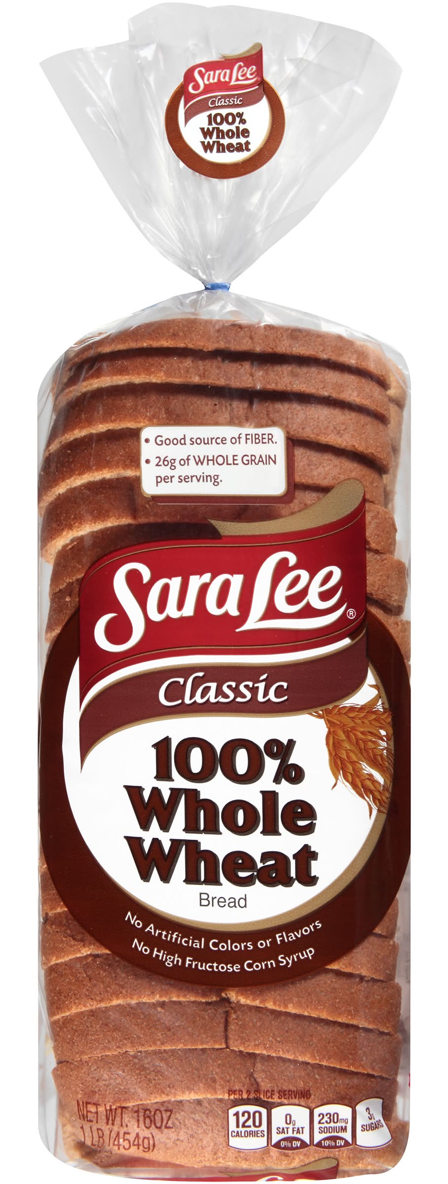 Sara Lee Classic Whole Wheat Bread (16 oz)