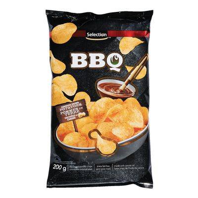 Selection croustilles barbecue (200 g) - bbq potato chips (200 g)