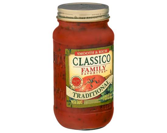 Classico · Smooth & Rich Traditional Pasta Sauce (24 oz)
