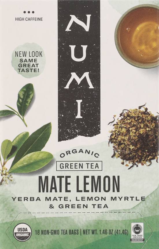 Numi Organic Tea, Mate Lemon
