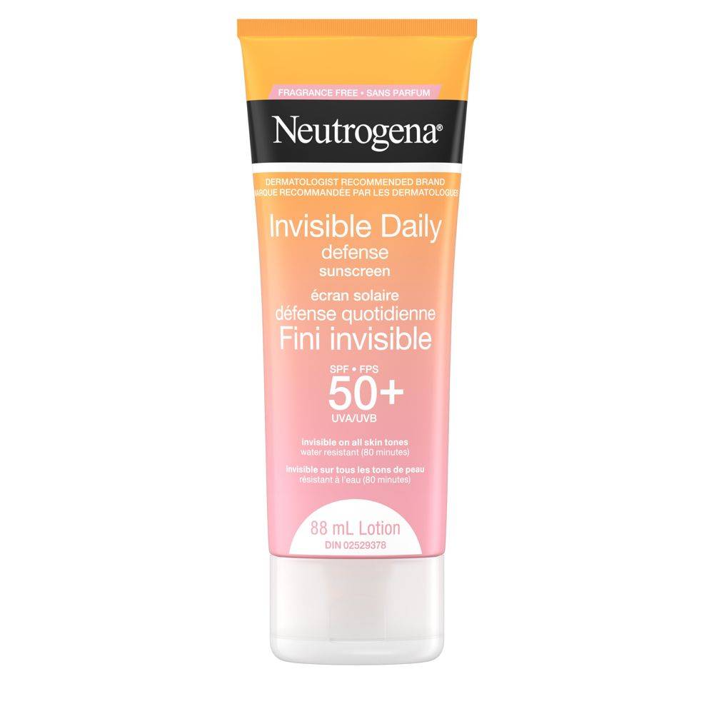 Neutrogena Invisible Daily Defense Sunscreen Spf 50 (88 g)