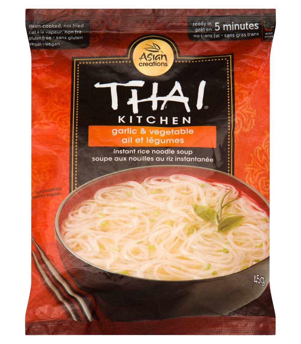 Thai Kitchen Mild Garlic & Vegetable Instant Rice Noodle Soup (1.6 oz)