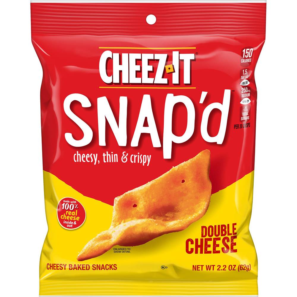 Cheez-It Snap'd Double Cheese Snacks (2.2 oz)