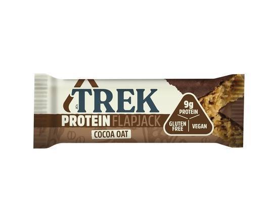 TREK Cocoa Oat Protein Flapjack Chocolate Flavour Topped 50g