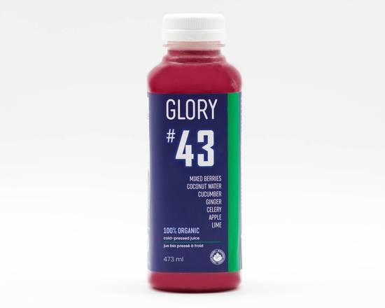 Quinn Hughes #43 Mixed Berries Celery Ginger Apple Cucumber Lime Coconut Water [16oz]