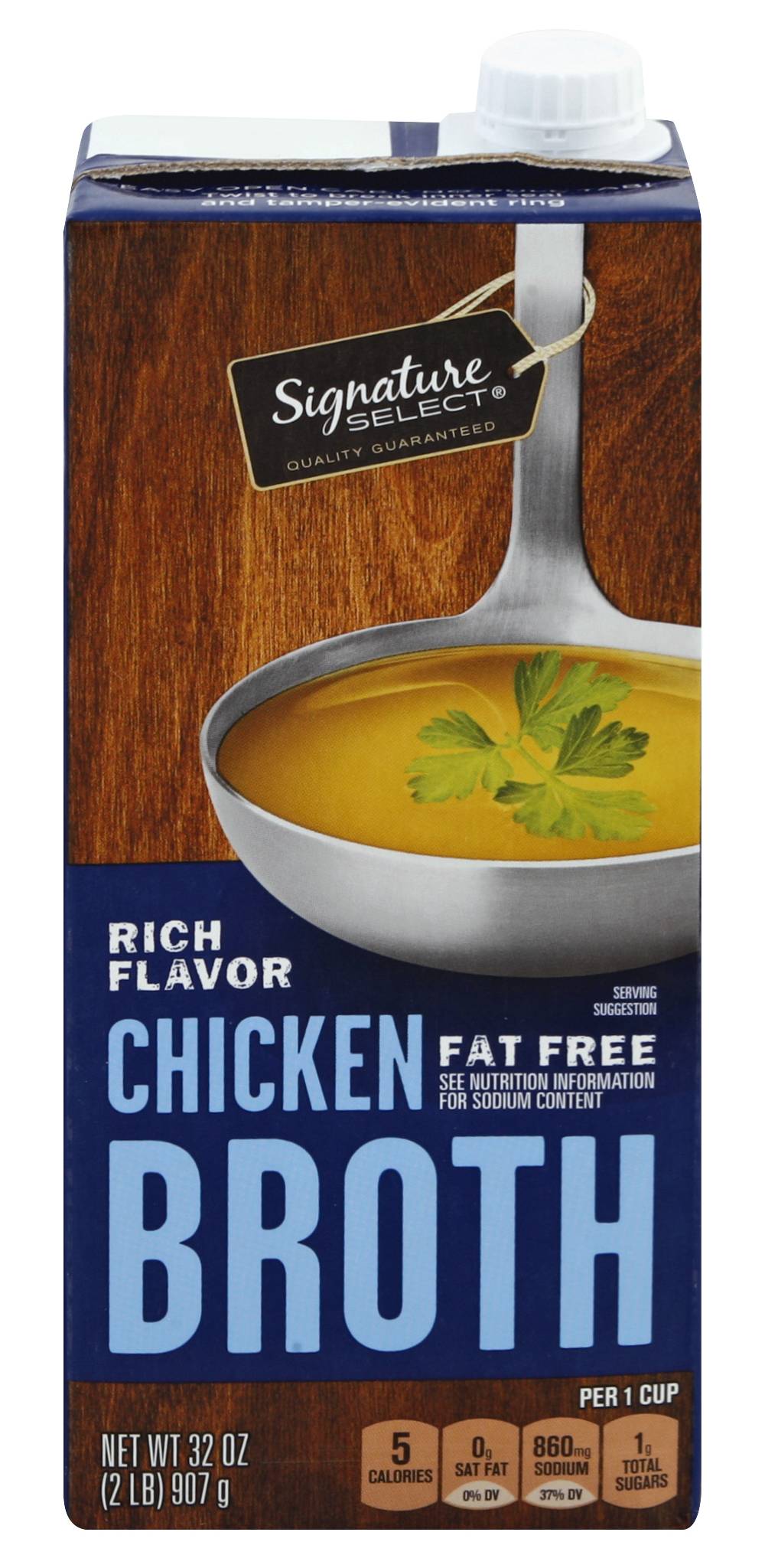 Signature Select Rich Flavor Chicken Broth (32 oz)