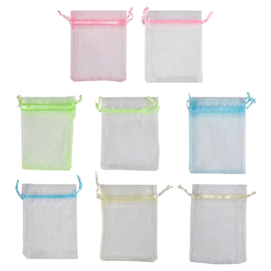 Baby Shower Organza Drawstring Bags, 6-ct. Packs