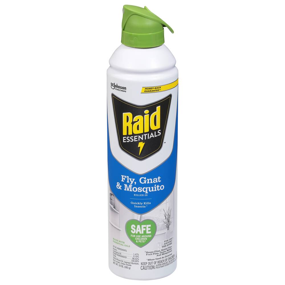 Raid Essentials Fly Gnat & Mosquito Killer (10 oz)
