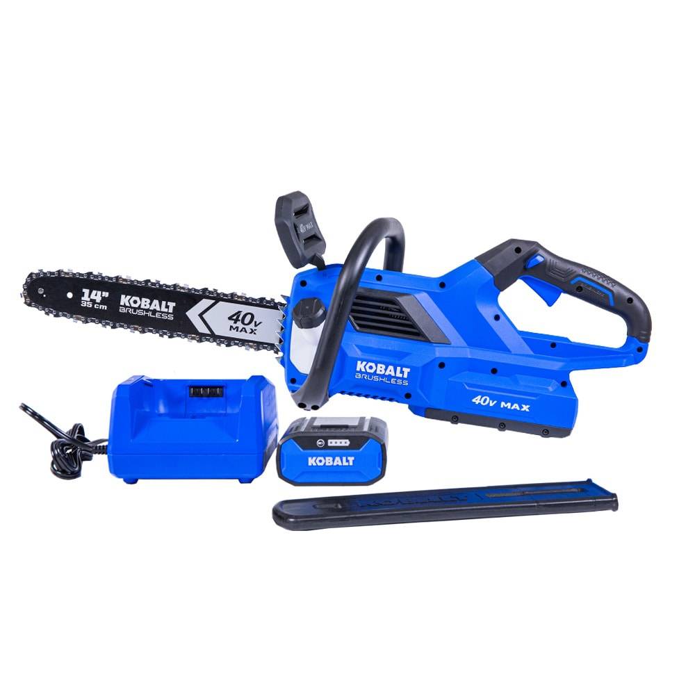 Kobalt Gen4 40-volt 14-in Battery 4 Ah Chainsaw (Battery and Charger Included) | KCS 1040A-03