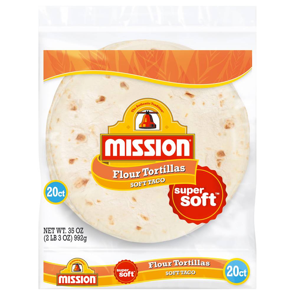 Mission Soft Taco Flour Tortillas (2.3 lbs)