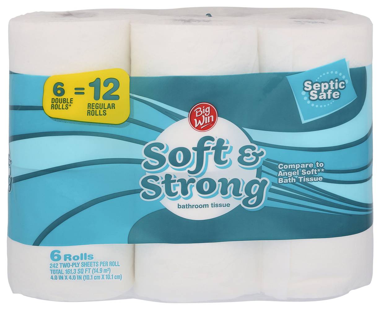Big Win Soft & Strong Bathroom Tissue (4.0 in x 4.0 in)