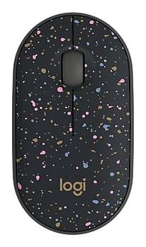 Logitech M340 Limited Edition Wireless Ambidextrous Optical Mouse, Speckles (910-007281)