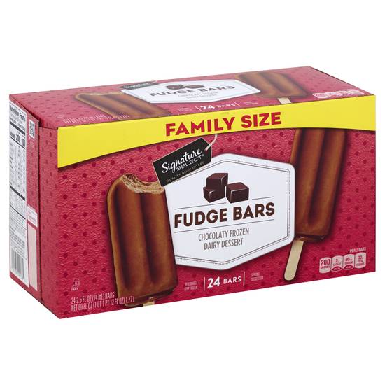 Signature Select Family Size Chocolaty Fudge Bars (24 bars)