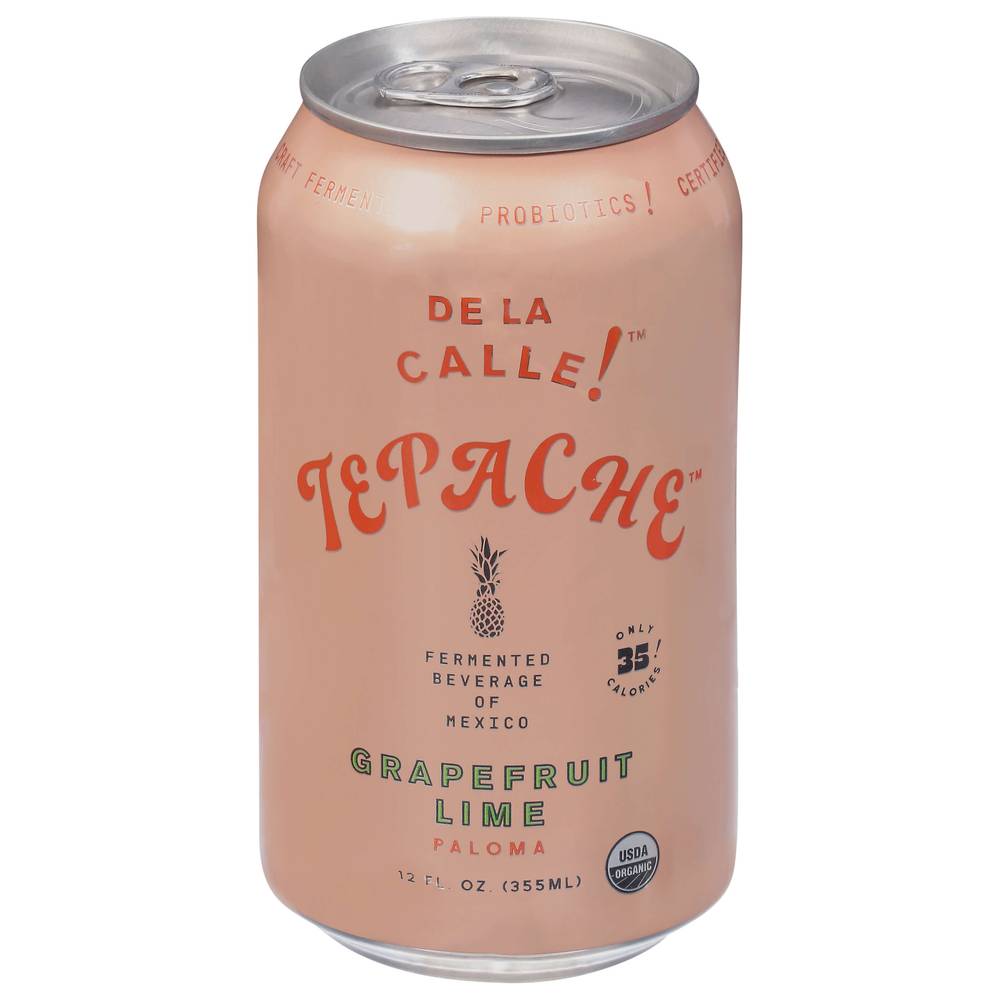 De La Calle! Tepache Grapefruit Lime Paloma Drink (12 fl oz)