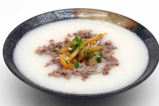 NB6. Sliced Beef and Preserved Egg Congee 皮蛋牛肉粥