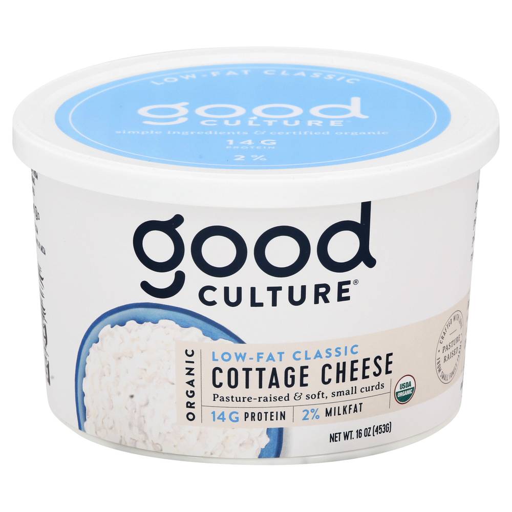 Good Culture Low Fat Organic Classic Cottage Cheese (16 oz)