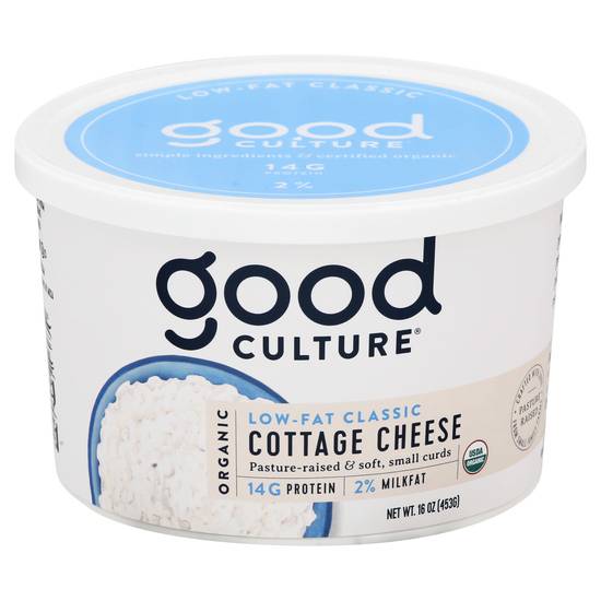 Good Culture Low Fat Organic Classic Cottage Cheese