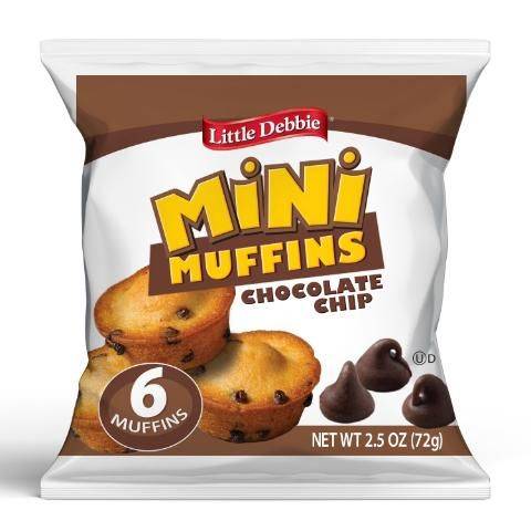 Little Debbie Mini Muffins, Chocolate Chip (2.5 oz, 6 ct)